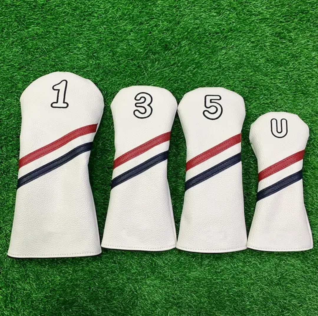 White Headcover (set of 4)