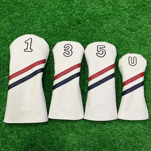 White Headcover (set of 4)