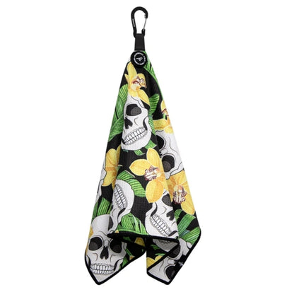 Skull Golf Towel