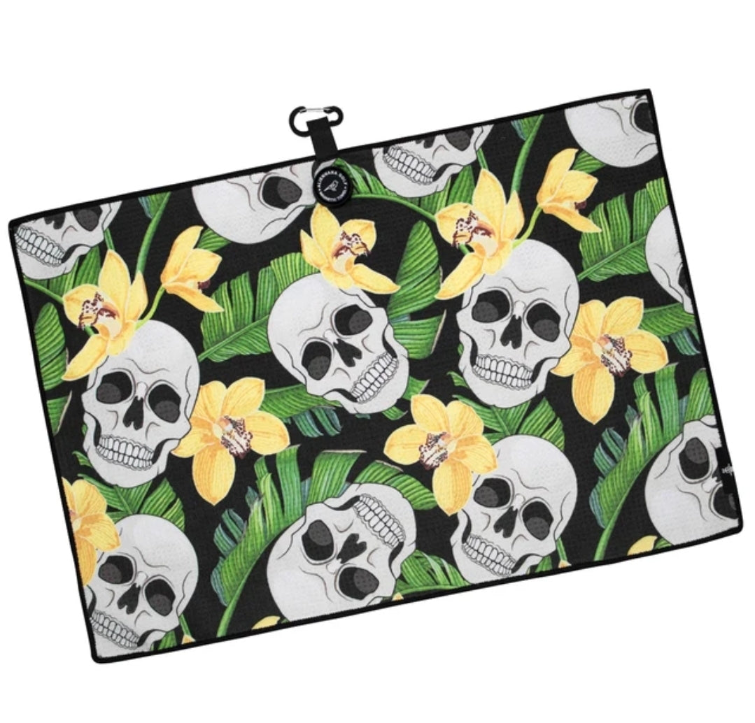 Skull Golf Towel